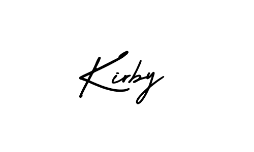The best way (AmerikaSignatureDemo-Regular) to make a short signature is to pick only two or three words in your name. The name Kirby include a total of six letters. For converting this name. Kirby signature style 3 images and pictures png
