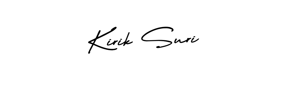 Also we have Kirik Suri name is the best signature style. Create professional handwritten signature collection using AmerikaSignatureDemo-Regular autograph style. Kirik Suri signature style 3 images and pictures png