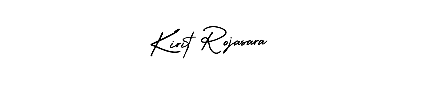 Also we have Kirit Rojasara name is the best signature style. Create professional handwritten signature collection using AmerikaSignatureDemo-Regular autograph style. Kirit Rojasara signature style 3 images and pictures png