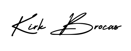 The best way (AmerikaSignatureDemo-Regular) to make a short signature is to pick only two or three words in your name. For converting this name Kirk Brocas. Kirk Brocas signature style 3 images and pictures png