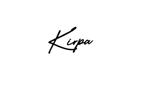 How to Draw Kirpa signature style? AmerikaSignatureDemo-Regular is a latest design signature styles for name Kirpa. Kirpa signature style 3 images and pictures png