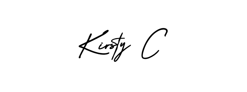 Similarly AmerikaSignatureDemo-Regular is the best handwritten signature design. Signature creator online .You can use it as an online autograph creator for name Kirsty C. Kirsty C signature style 3 images and pictures png
