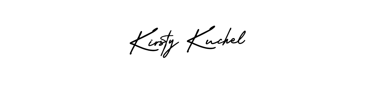 Design your own signature with our free online signature maker. With this signature software, you can create a handwritten (AmerikaSignatureDemo-Regular) signature for name Kirsty Kuchel. Kirsty Kuchel signature style 3 images and pictures png