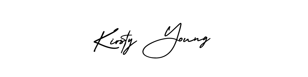 Design your own signature with our free online signature maker. With this signature software, you can create a handwritten (AmerikaSignatureDemo-Regular) signature for name Kirsty Young. Kirsty Young signature style 3 images and pictures png