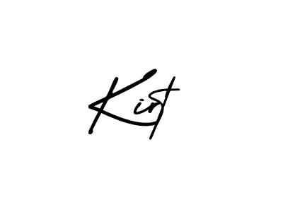 It looks lik you need a new signature style for name Kirt. Design unique handwritten (AmerikaSignatureDemo-Regular) signature with our free signature maker in just a few clicks. Kirt signature style 3 images and pictures png