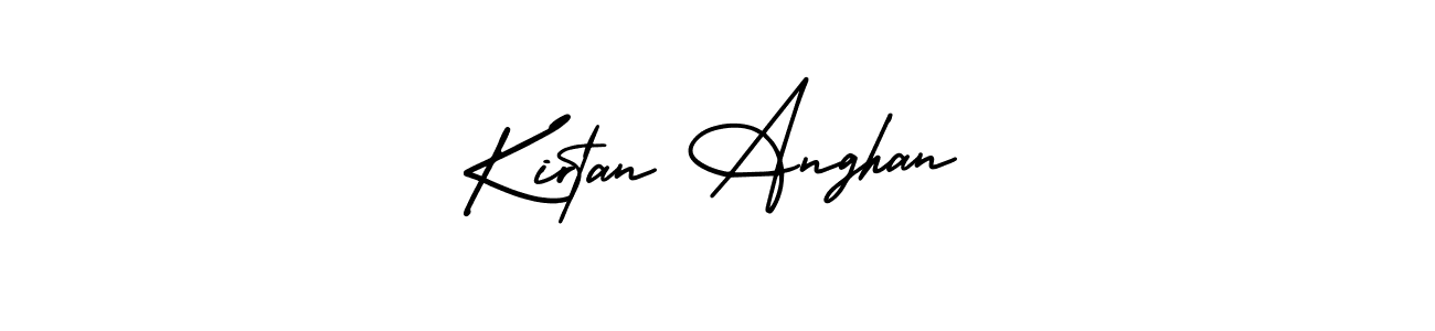 Kirtan Anghan stylish signature style. Best Handwritten Sign (AmerikaSignatureDemo-Regular) for my name. Handwritten Signature Collection Ideas for my name Kirtan Anghan. Kirtan Anghan signature style 3 images and pictures png