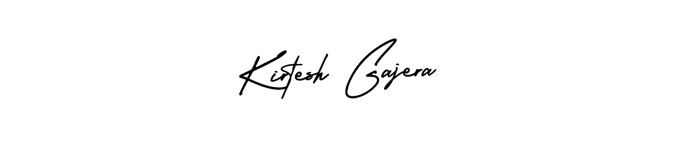 Design your own signature with our free online signature maker. With this signature software, you can create a handwritten (AmerikaSignatureDemo-Regular) signature for name Kirtesh Gajera. Kirtesh Gajera signature style 3 images and pictures png