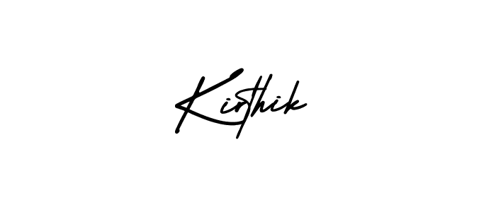 Create a beautiful signature design for name Kirthik. With this signature (AmerikaSignatureDemo-Regular) fonts, you can make a handwritten signature for free. Kirthik signature style 3 images and pictures png