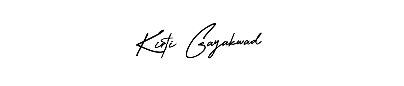 Design your own signature with our free online signature maker. With this signature software, you can create a handwritten (AmerikaSignatureDemo-Regular) signature for name Kirti Gayakwad. Kirti Gayakwad signature style 3 images and pictures png