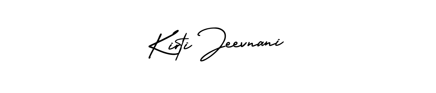This is the best signature style for the Kirti Jeevnani name. Also you like these signature font (AmerikaSignatureDemo-Regular). Mix name signature. Kirti Jeevnani signature style 3 images and pictures png