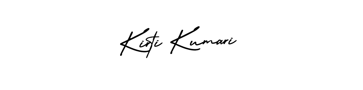 Design your own signature with our free online signature maker. With this signature software, you can create a handwritten (AmerikaSignatureDemo-Regular) signature for name Kirti Kumari. Kirti Kumari signature style 3 images and pictures png