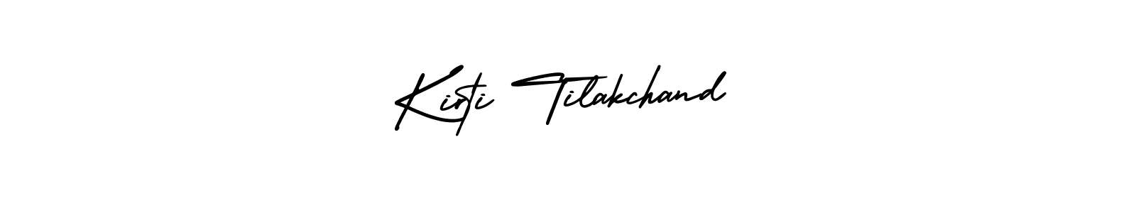 Create a beautiful signature design for name Kirti Tilakchand. With this signature (AmerikaSignatureDemo-Regular) fonts, you can make a handwritten signature for free. Kirti Tilakchand signature style 3 images and pictures png