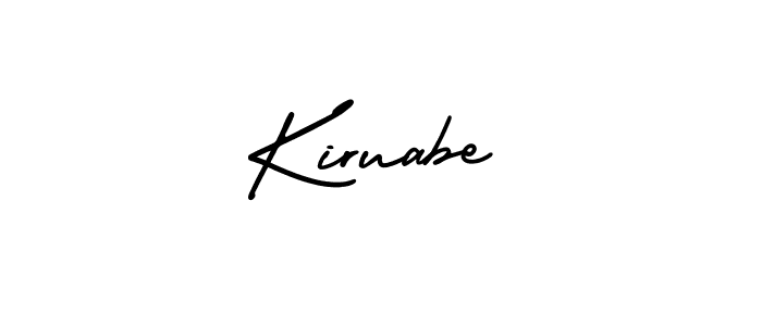 Similarly AmerikaSignatureDemo-Regular is the best handwritten signature design. Signature creator online .You can use it as an online autograph creator for name Kiruabe. Kiruabe signature style 3 images and pictures png