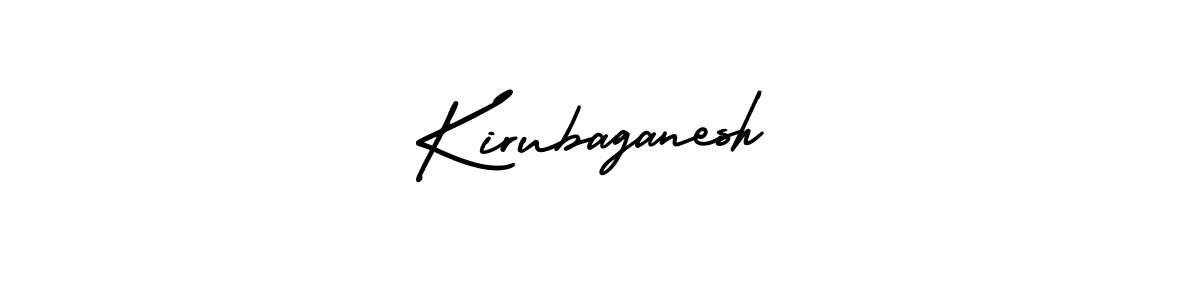 How to Draw Kirubaganesh signature style? AmerikaSignatureDemo-Regular is a latest design signature styles for name Kirubaganesh. Kirubaganesh signature style 3 images and pictures png