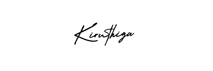 The best way (AmerikaSignatureDemo-Regular) to make a short signature is to pick only two or three words in your name. The name Kiruthiga include a total of six letters. For converting this name. Kiruthiga signature style 3 images and pictures png