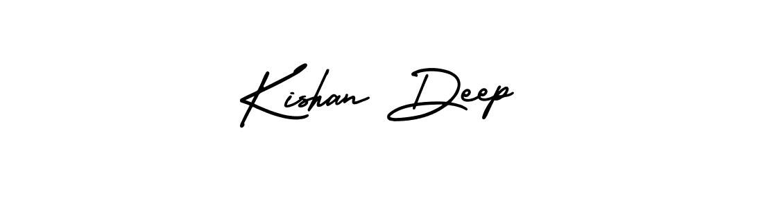 The best way (AmerikaSignatureDemo-Regular) to make a short signature is to pick only two or three words in your name. The name Kishan Deep include a total of six letters. For converting this name. Kishan Deep signature style 3 images and pictures png