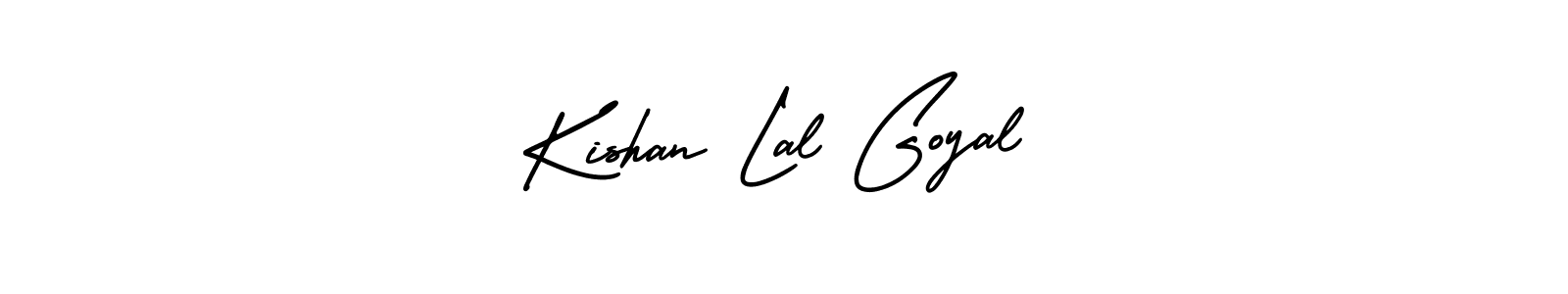 Create a beautiful signature design for name Kishan Lal Goyal. With this signature (AmerikaSignatureDemo-Regular) fonts, you can make a handwritten signature for free. Kishan Lal Goyal signature style 3 images and pictures png