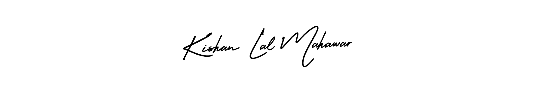 Also we have Kishan Lal Mahawar name is the best signature style. Create professional handwritten signature collection using AmerikaSignatureDemo-Regular autograph style. Kishan Lal Mahawar signature style 3 images and pictures png