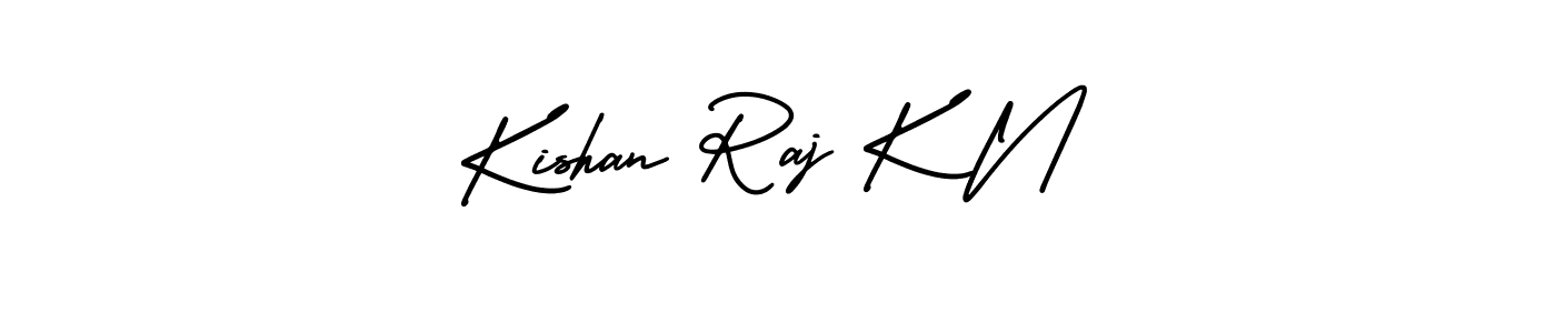 Create a beautiful signature design for name Kishan Raj K N. With this signature (AmerikaSignatureDemo-Regular) fonts, you can make a handwritten signature for free. Kishan Raj K N signature style 3 images and pictures png