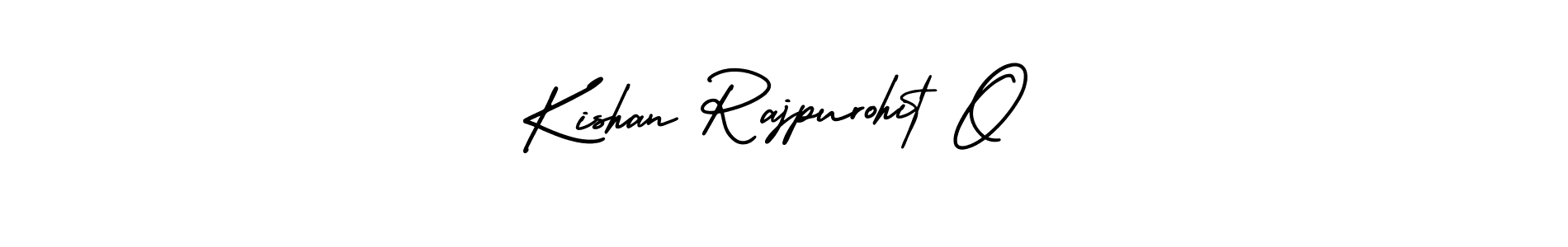 It looks lik you need a new signature style for name Kishan Rajpurohit O. Design unique handwritten (AmerikaSignatureDemo-Regular) signature with our free signature maker in just a few clicks. Kishan Rajpurohit O signature style 3 images and pictures png