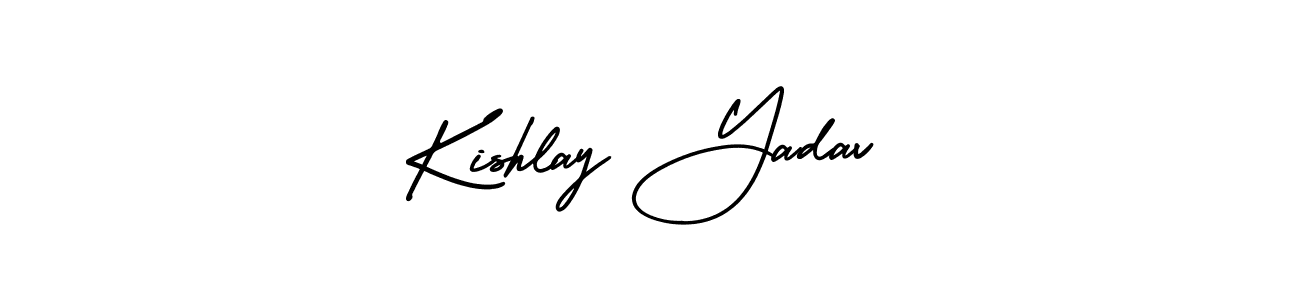 Similarly AmerikaSignatureDemo-Regular is the best handwritten signature design. Signature creator online .You can use it as an online autograph creator for name Kishlay Yadav. Kishlay Yadav signature style 3 images and pictures png