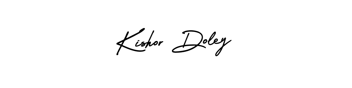 Make a beautiful signature design for name Kishor Doley. With this signature (AmerikaSignatureDemo-Regular) style, you can create a handwritten signature for free. Kishor Doley signature style 3 images and pictures png