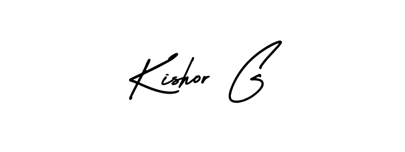 Also we have Kishor G name is the best signature style. Create professional handwritten signature collection using AmerikaSignatureDemo-Regular autograph style. Kishor G signature style 3 images and pictures png