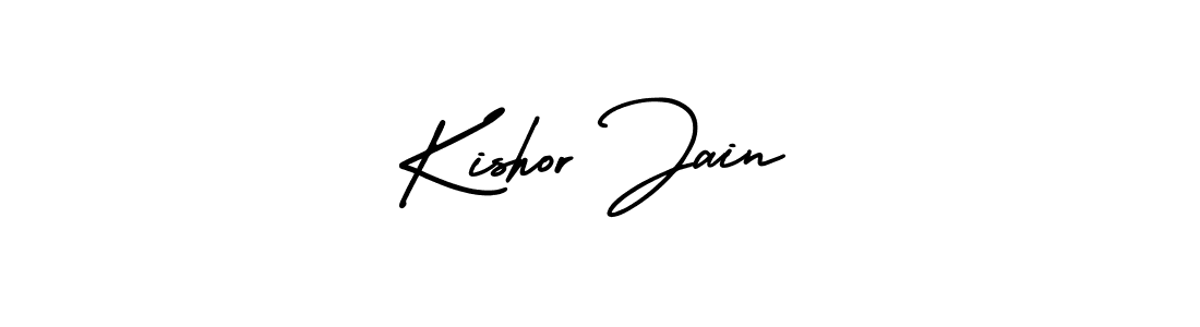 Also we have Kishor Jain name is the best signature style. Create professional handwritten signature collection using AmerikaSignatureDemo-Regular autograph style. Kishor Jain signature style 3 images and pictures png