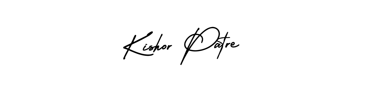 Use a signature maker to create a handwritten signature online. With this signature software, you can design (AmerikaSignatureDemo-Regular) your own signature for name Kishor Patre. Kishor Patre signature style 3 images and pictures png