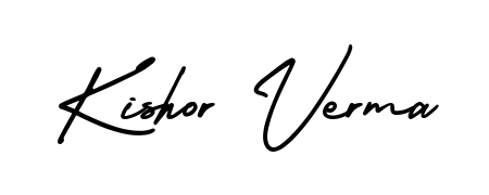 Also You can easily find your signature by using the search form. We will create Kishor Verma name handwritten signature images for you free of cost using AmerikaSignatureDemo-Regular sign style. Kishor Verma signature style 3 images and pictures png