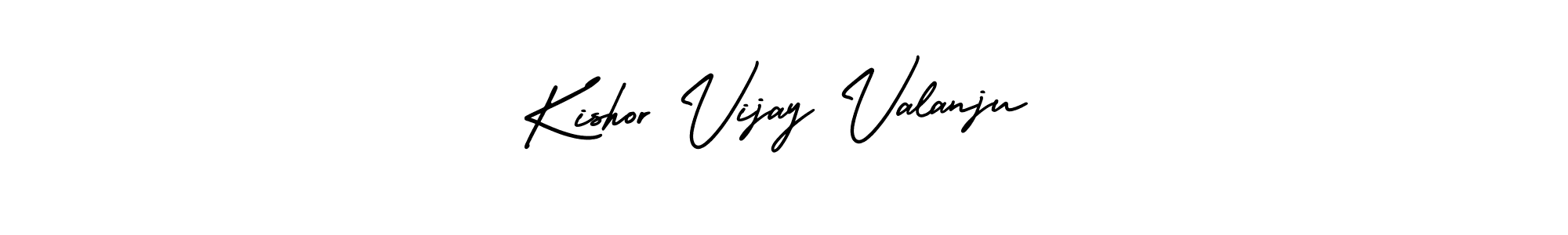 You can use this online signature creator to create a handwritten signature for the name Kishor Vijay Valanju. This is the best online autograph maker. Kishor Vijay Valanju signature style 3 images and pictures png