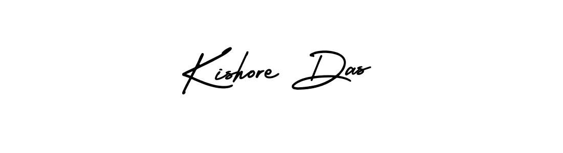 The best way (AmerikaSignatureDemo-Regular) to make a short signature is to pick only two or three words in your name. The name Kishore Das include a total of six letters. For converting this name. Kishore Das signature style 3 images and pictures png