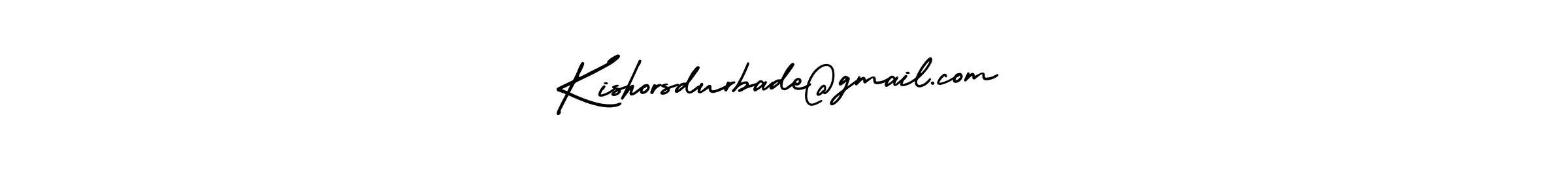 Make a beautiful signature design for name Kishorsdurbade@gmail.com. Use this online signature maker to create a handwritten signature for free. Kishorsdurbade@gmail.com signature style 3 images and pictures png