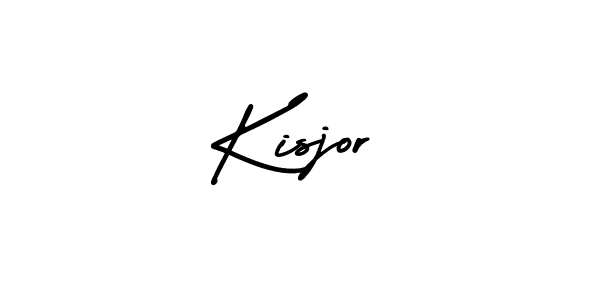 Kisjor stylish signature style. Best Handwritten Sign (AmerikaSignatureDemo-Regular) for my name. Handwritten Signature Collection Ideas for my name Kisjor. Kisjor signature style 3 images and pictures png