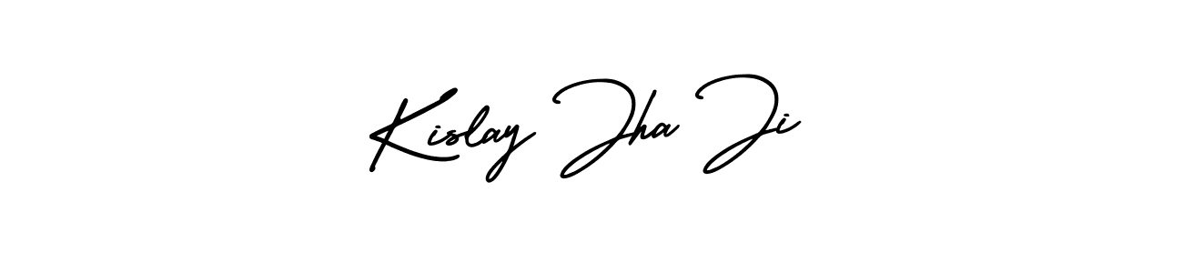 Make a short Kislay Jha Ji signature style. Manage your documents anywhere anytime using AmerikaSignatureDemo-Regular. Create and add eSignatures, submit forms, share and send files easily. Kislay Jha Ji signature style 3 images and pictures png