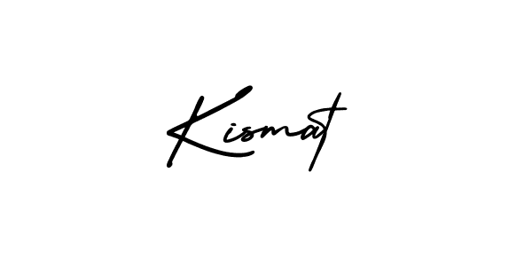 The best way (AmerikaSignatureDemo-Regular) to make a short signature is to pick only two or three words in your name. The name Kismat include a total of six letters. For converting this name. Kismat signature style 3 images and pictures png