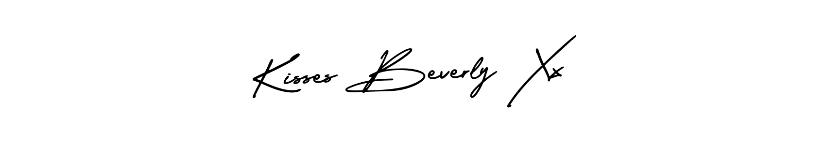 Also You can easily find your signature by using the search form. We will create Kisses Beverly Xx name handwritten signature images for you free of cost using AmerikaSignatureDemo-Regular sign style. Kisses Beverly Xx signature style 3 images and pictures png