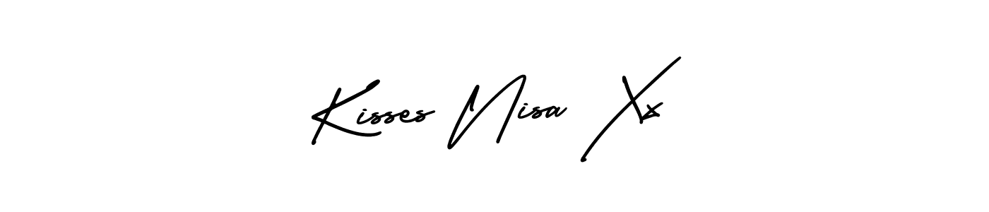 Here are the top 10 professional signature styles for the name Kisses Nisa Xx. These are the best autograph styles you can use for your name. Kisses Nisa Xx signature style 3 images and pictures png