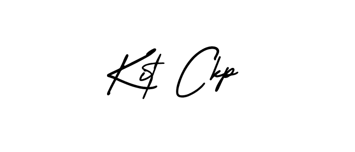 Similarly AmerikaSignatureDemo-Regular is the best handwritten signature design. Signature creator online .You can use it as an online autograph creator for name Kit Ckp. Kit Ckp signature style 3 images and pictures png
