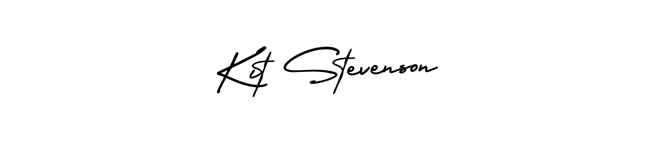 Design your own signature with our free online signature maker. With this signature software, you can create a handwritten (AmerikaSignatureDemo-Regular) signature for name Kit Stevenson. Kit Stevenson signature style 3 images and pictures png