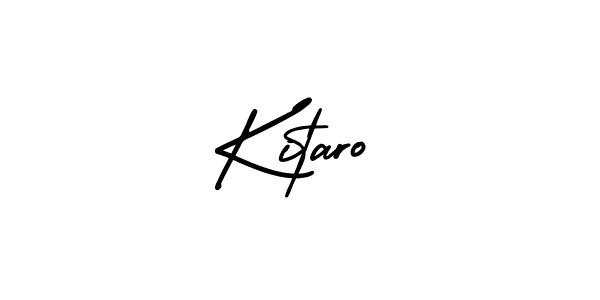 You should practise on your own different ways (AmerikaSignatureDemo-Regular) to write your name (Kitaro) in signature. don't let someone else do it for you. Kitaro signature style 3 images and pictures png