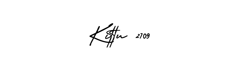 How to make Kittu 2709 signature? AmerikaSignatureDemo-Regular is a professional autograph style. Create handwritten signature for Kittu 2709 name. Kittu 2709 signature style 3 images and pictures png