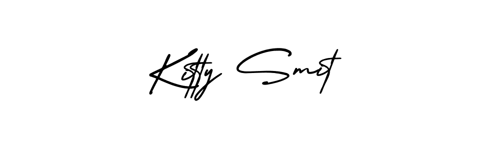 Design your own signature with our free online signature maker. With this signature software, you can create a handwritten (AmerikaSignatureDemo-Regular) signature for name Kitty Smit. Kitty Smit signature style 3 images and pictures png