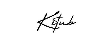 A classic penmanship look for Kitub. The AmerikaSignatureDemo-Regular font brings timeless elegance and confidence to every signed document. Kitub signature style 3 images and pictures png