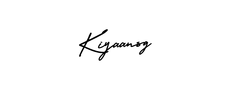 How to make Kiyaansg signature? AmerikaSignatureDemo-Regular is a professional autograph style. Create handwritten signature for Kiyaansg name. Kiyaansg signature style 3 images and pictures png