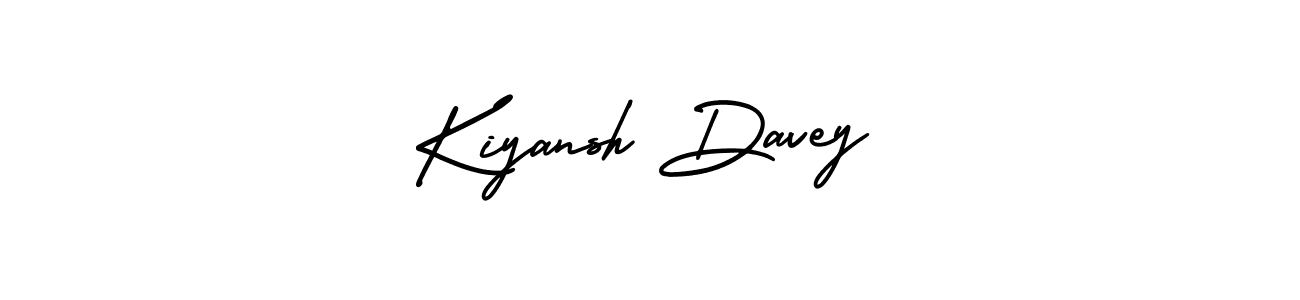 Design your own signature with our free online signature maker. With this signature software, you can create a handwritten (AmerikaSignatureDemo-Regular) signature for name Kiyansh Davey. Kiyansh Davey signature style 3 images and pictures png