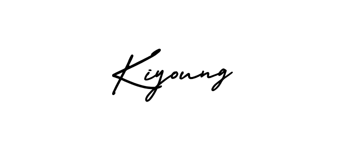 Create a beautiful signature design for name Kiyoung. With this signature (AmerikaSignatureDemo-Regular) fonts, you can make a handwritten signature for free. Kiyoung signature style 3 images and pictures png