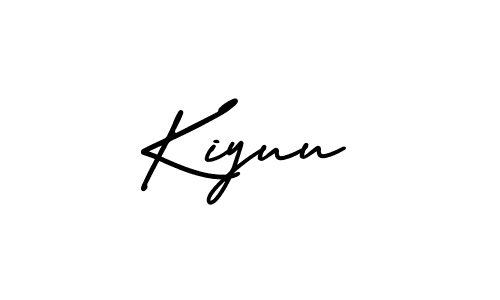 Also we have Kiyuu name is the best signature style. Create professional handwritten signature collection using AmerikaSignatureDemo-Regular autograph style. Kiyuu signature style 3 images and pictures png