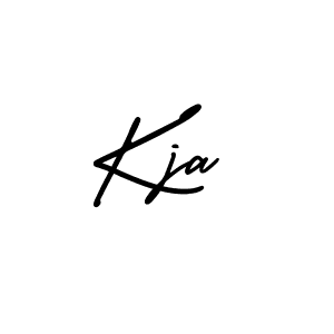 Make a beautiful signature design for name Kja. Use this online signature maker to create a handwritten signature for free. Kja signature style 3 images and pictures png