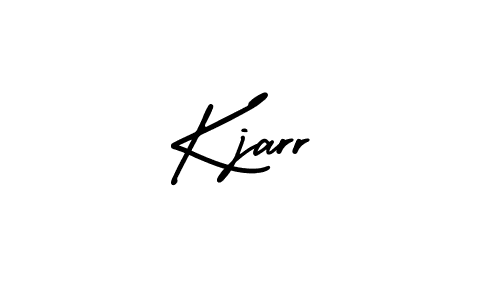 How to make Kjarr signature? AmerikaSignatureDemo-Regular is a professional autograph style. Create handwritten signature for Kjarr name. Kjarr signature style 3 images and pictures png